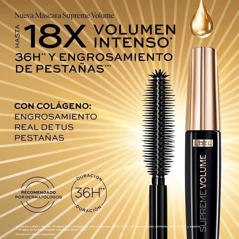 Mascara de pestañas VOLUMEN INTENSO