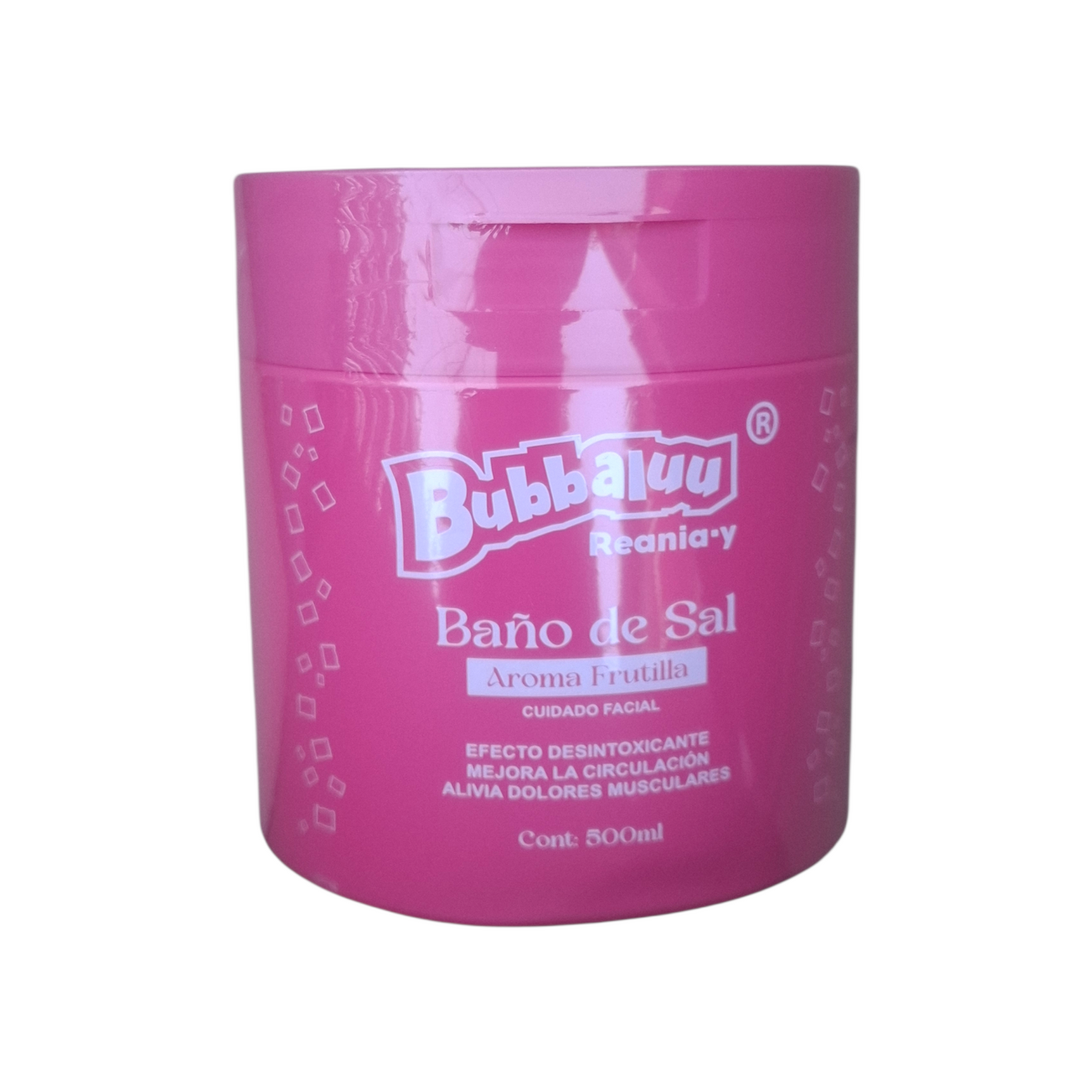 Exfolente facial baño de sal frutilla 🍓 bubbaluu