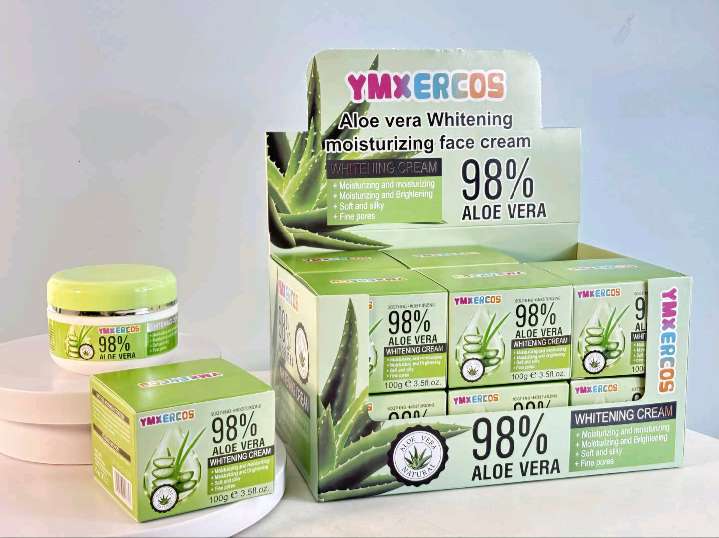 Crema facial 98% aloe