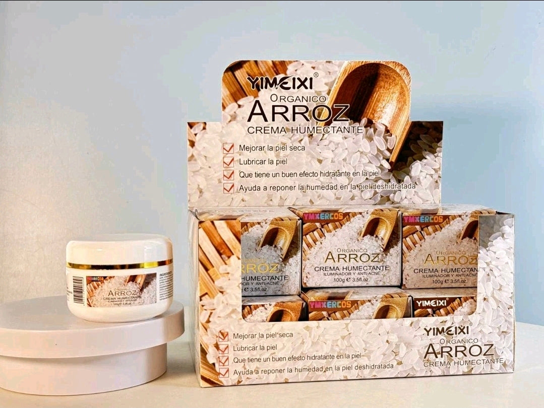 Crema de arroz 🌾 aclarante