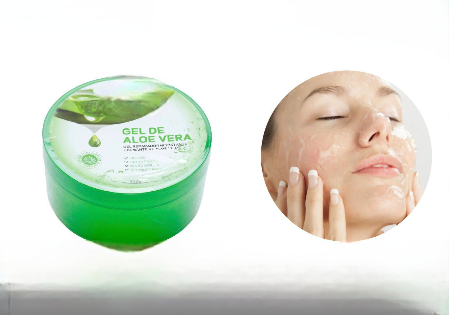 Gel facial aloe vera