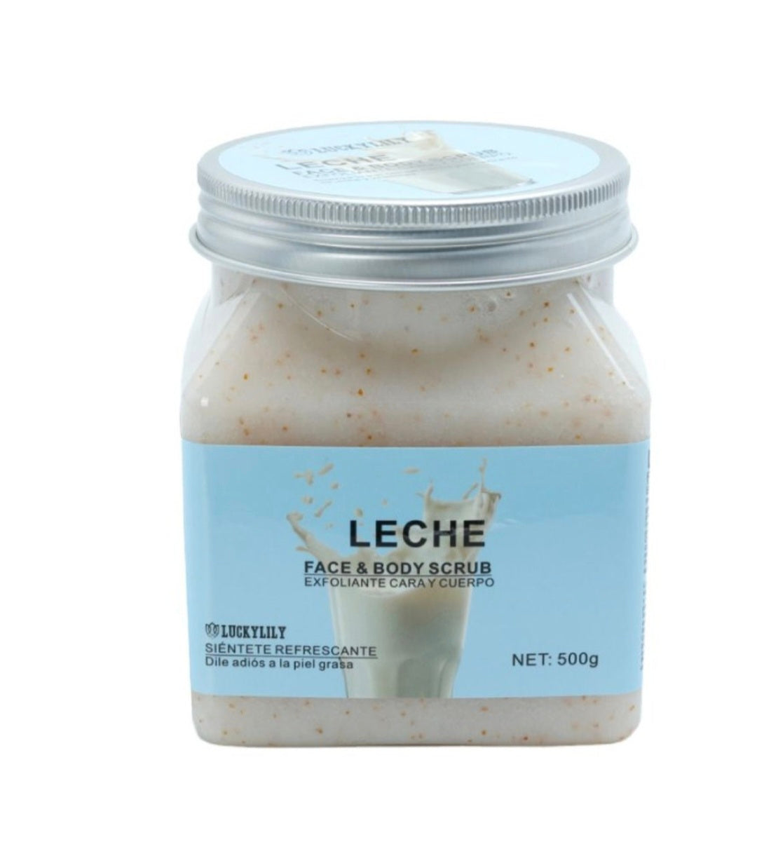 Exfolente de leche