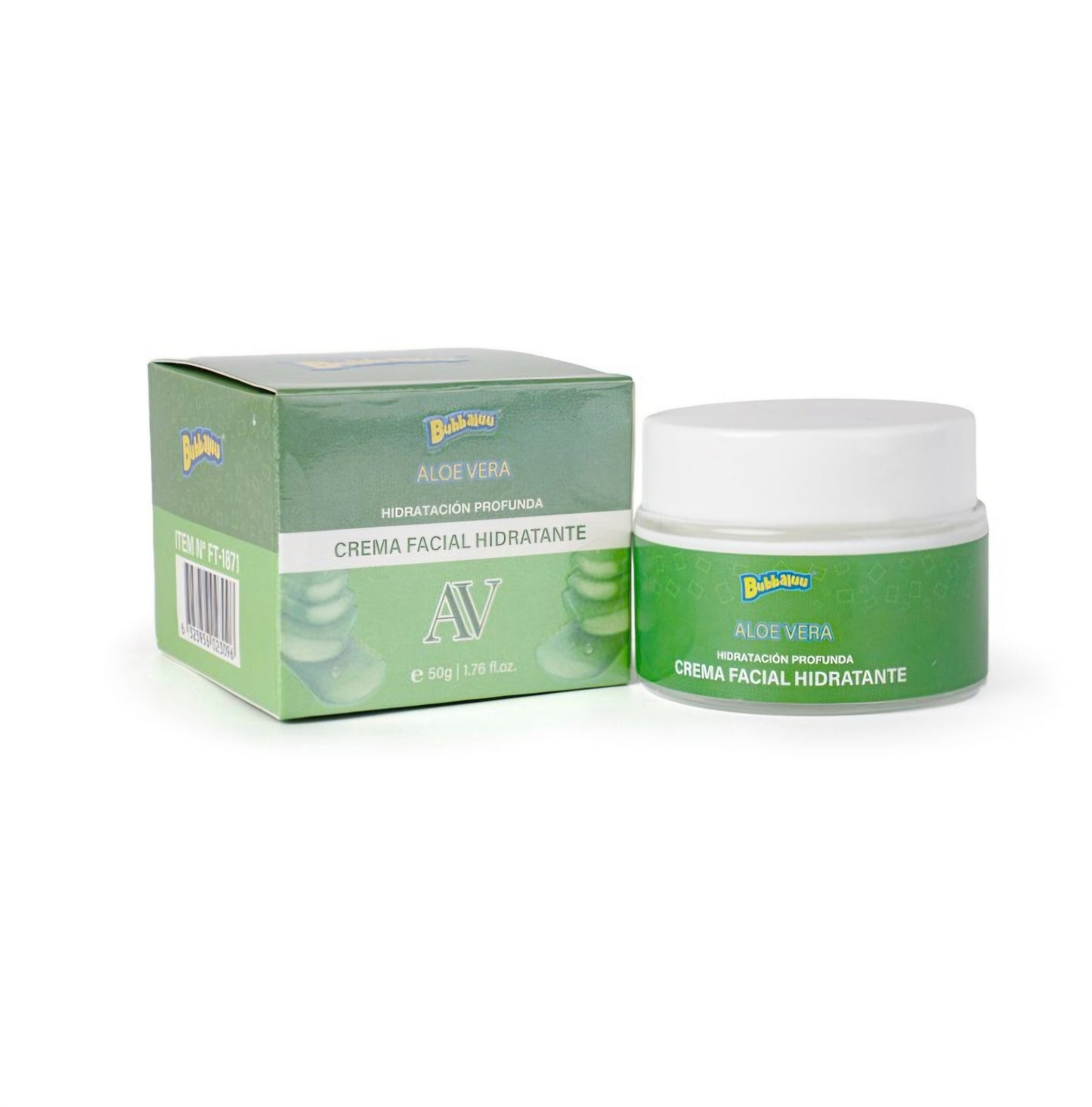 Crema facial ALOE VERA BUBBALUU