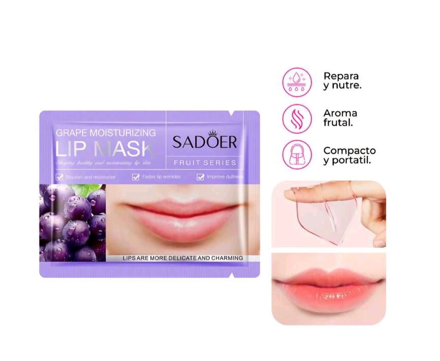10 Mascarilla de labios membrana