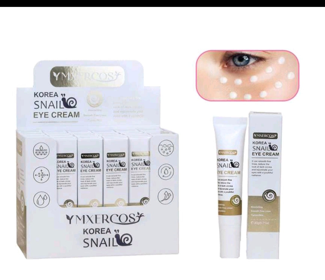 Crema de ojos regeneradora caracol