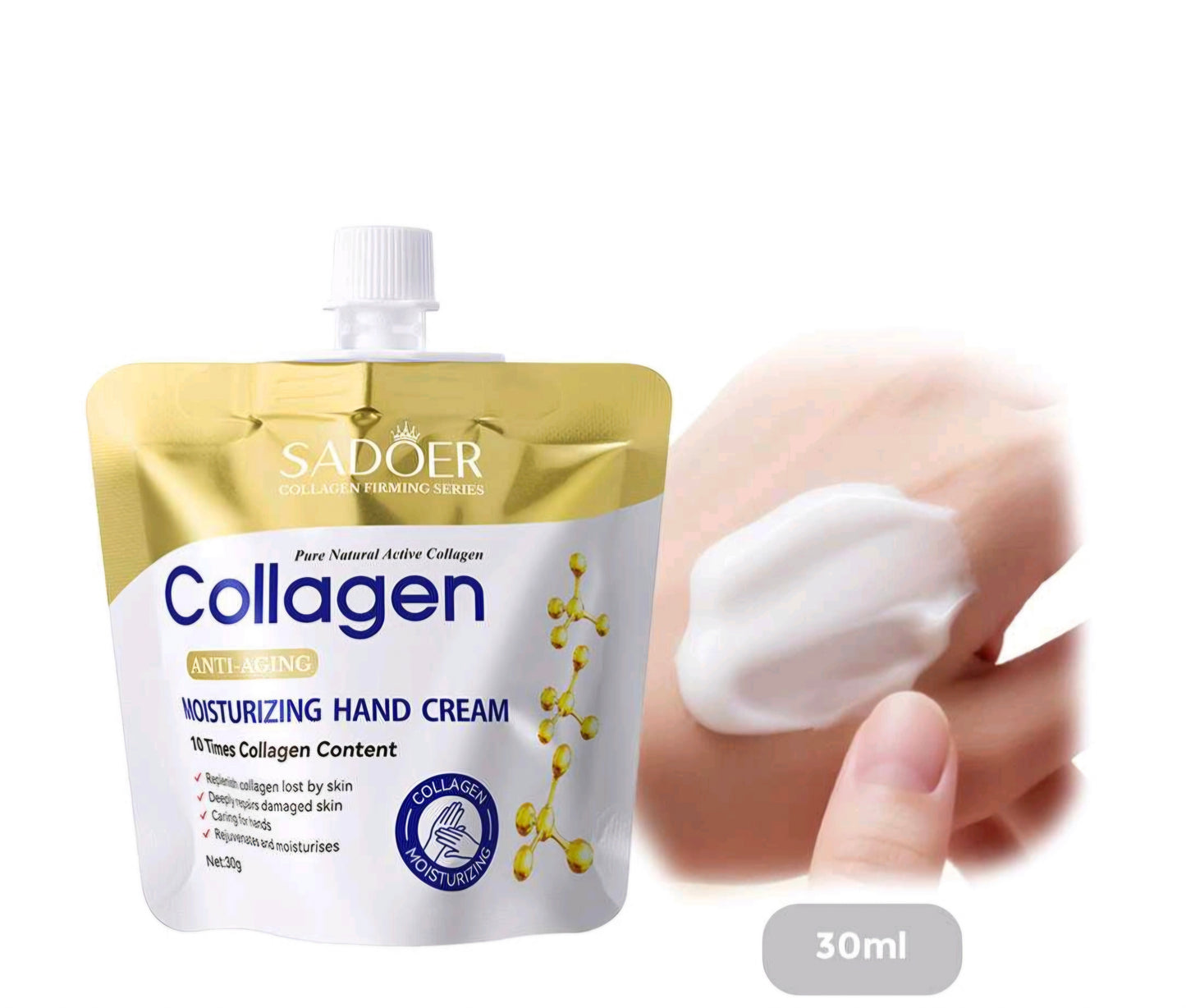 Crema de manos colageno