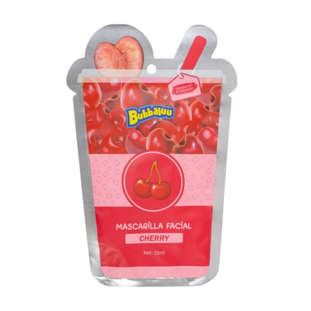 Mascarilla facial cereza bubbaluu