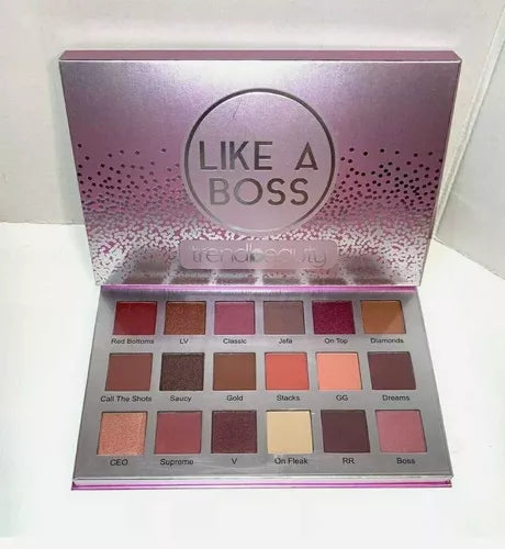 Caja 12 Paleta de Sombre Like a Boss trendybeauty