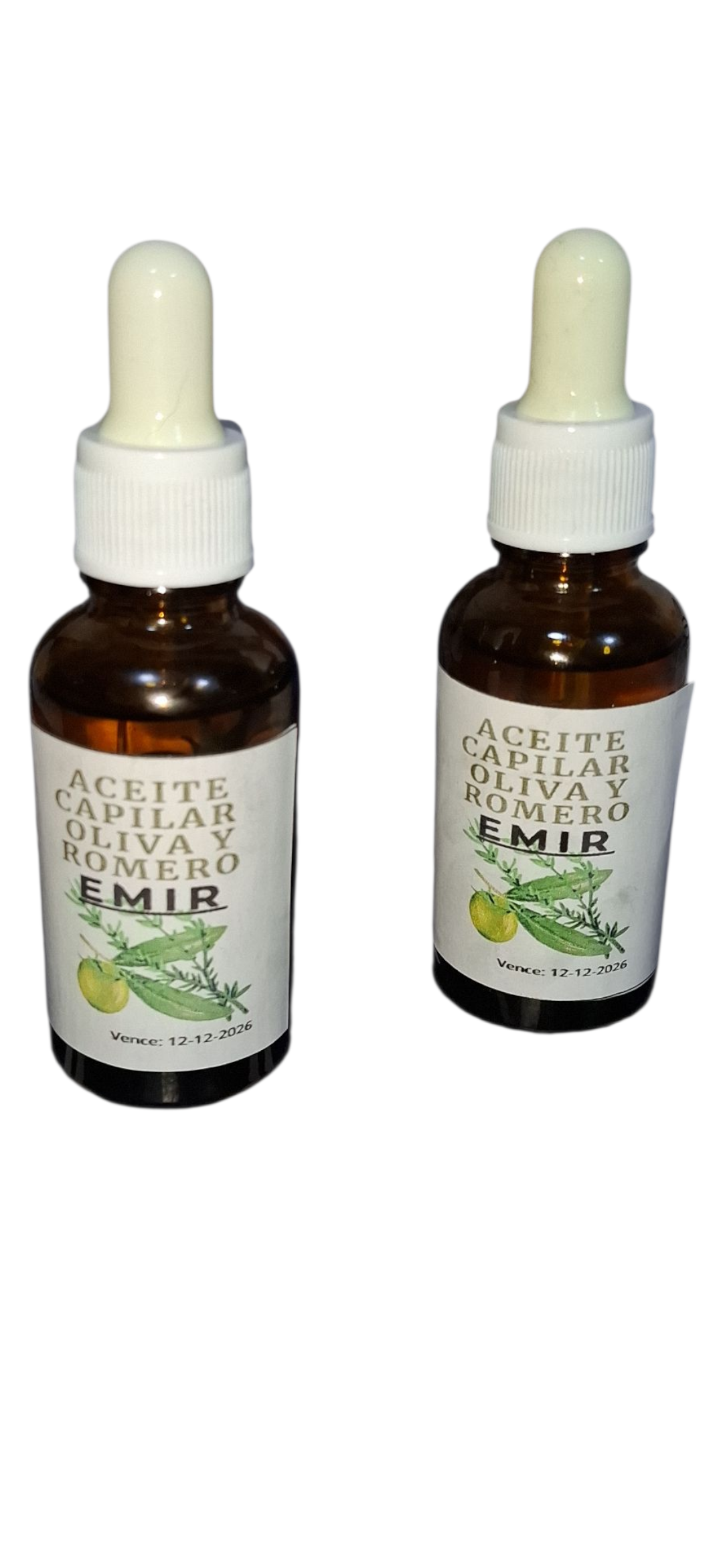 Aceite capilar romero y oliva puntas partidas