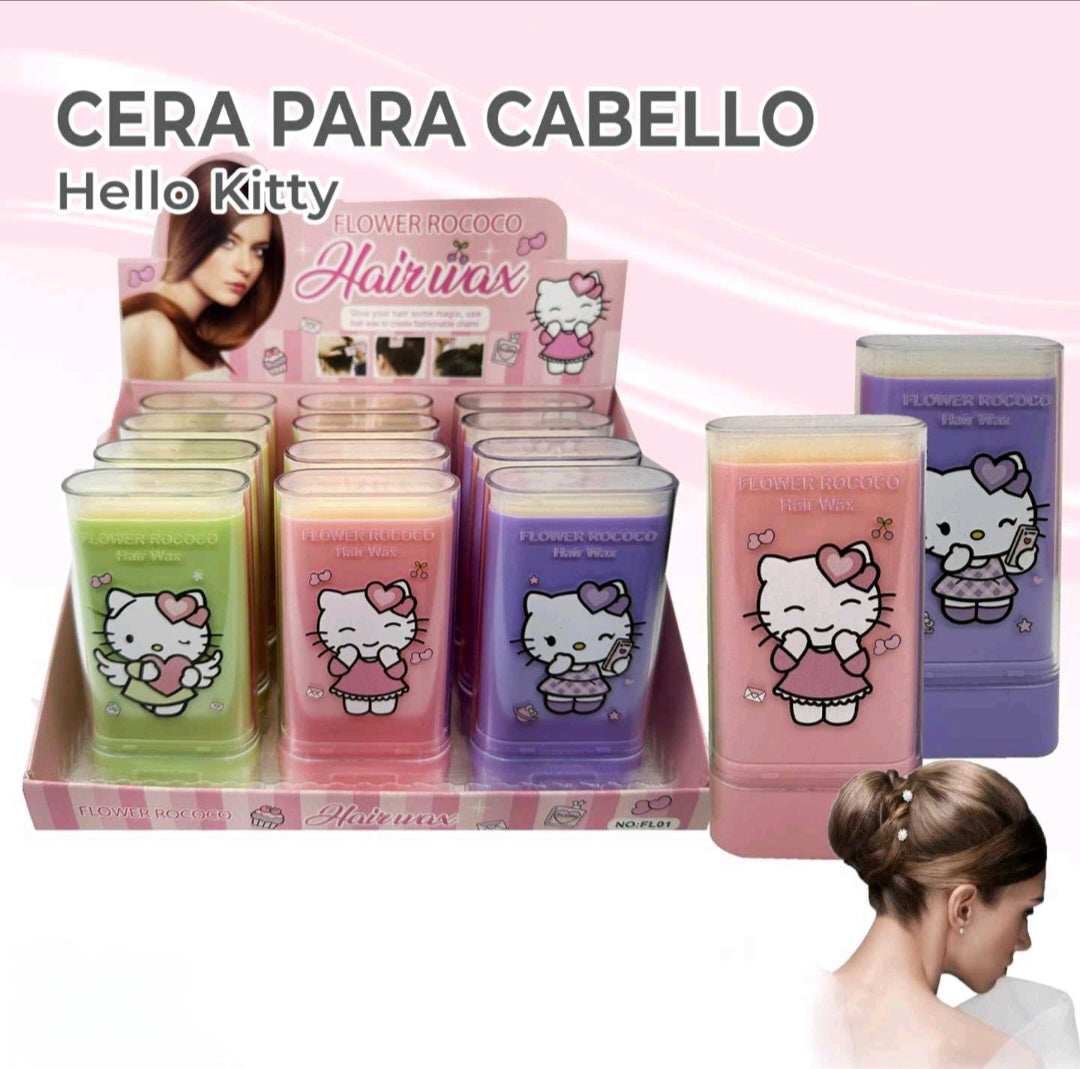 Cera de cabello HELLO KITTY