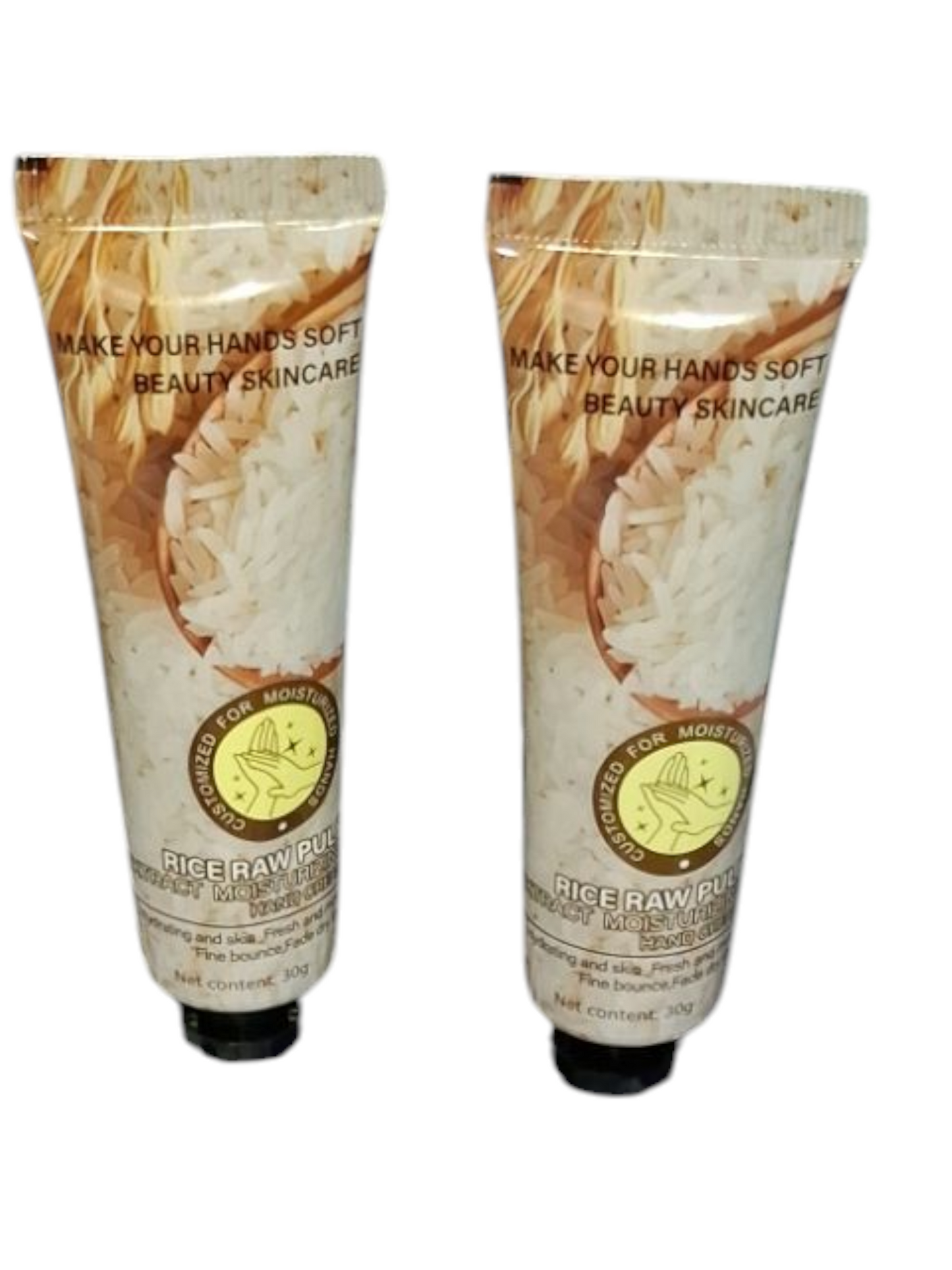 Crema de manos de arroz