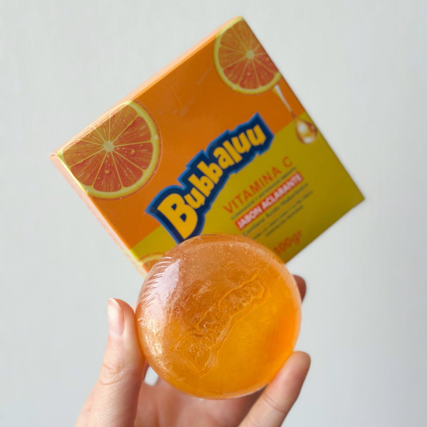 Jabon facial bubbaluu vitamina C