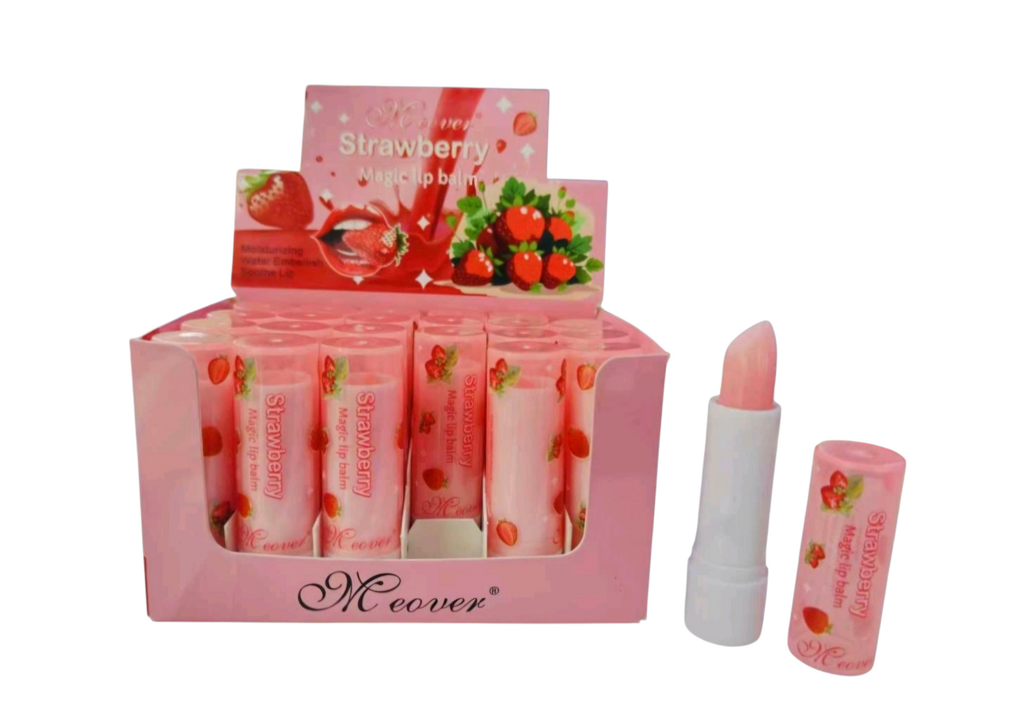Caja 24 unidades lips frutilla