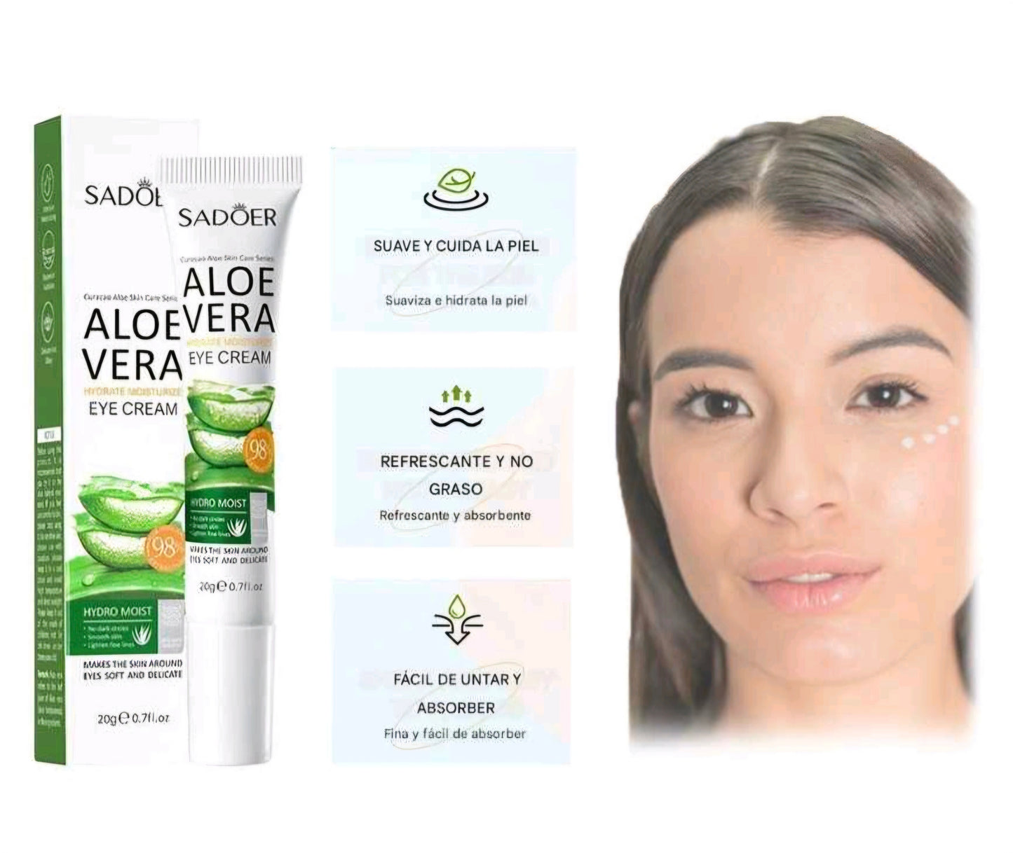 Contorno de ojos aloe vera
