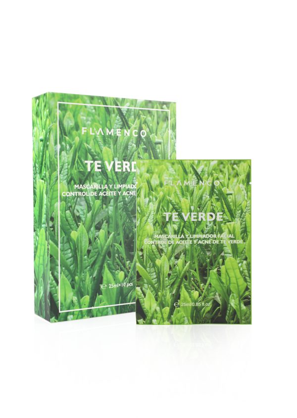 Mascarilla te verde antioxidantes