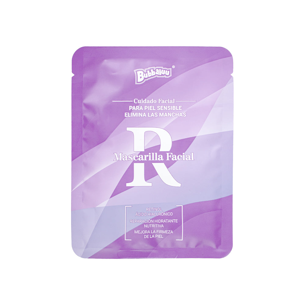 Mascarilla retinol y ácido hialuronico bubbaluu