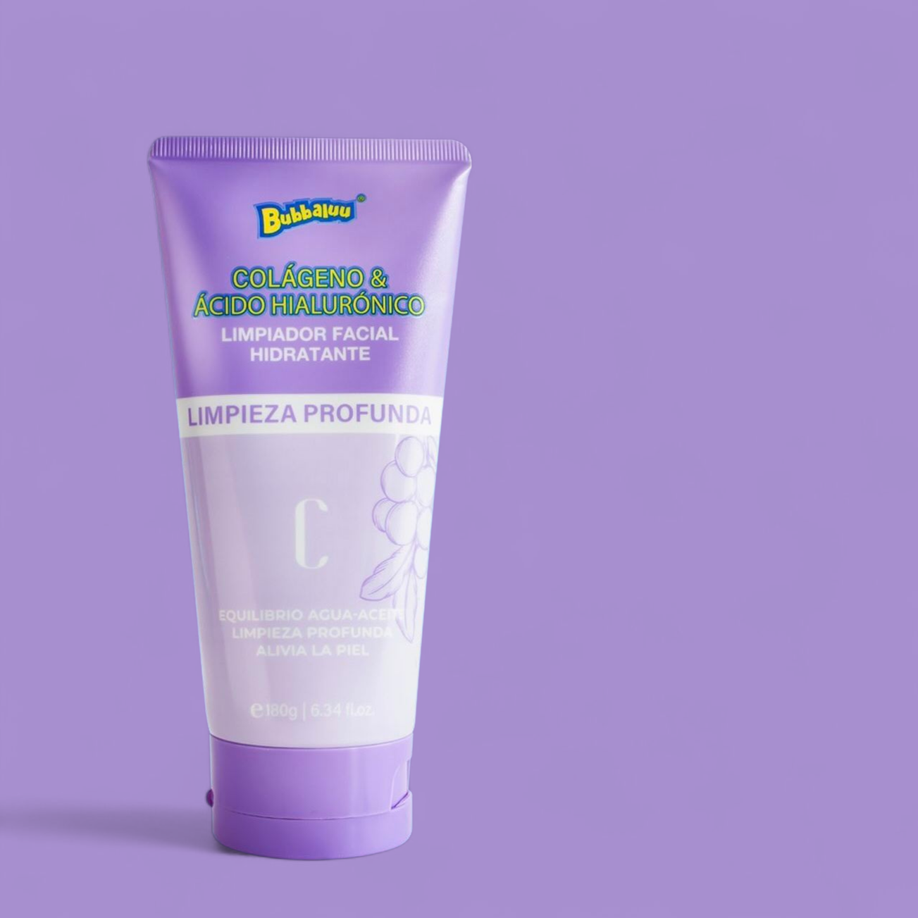 Jabon uva 🍇 bubbaluu limpieza profunda