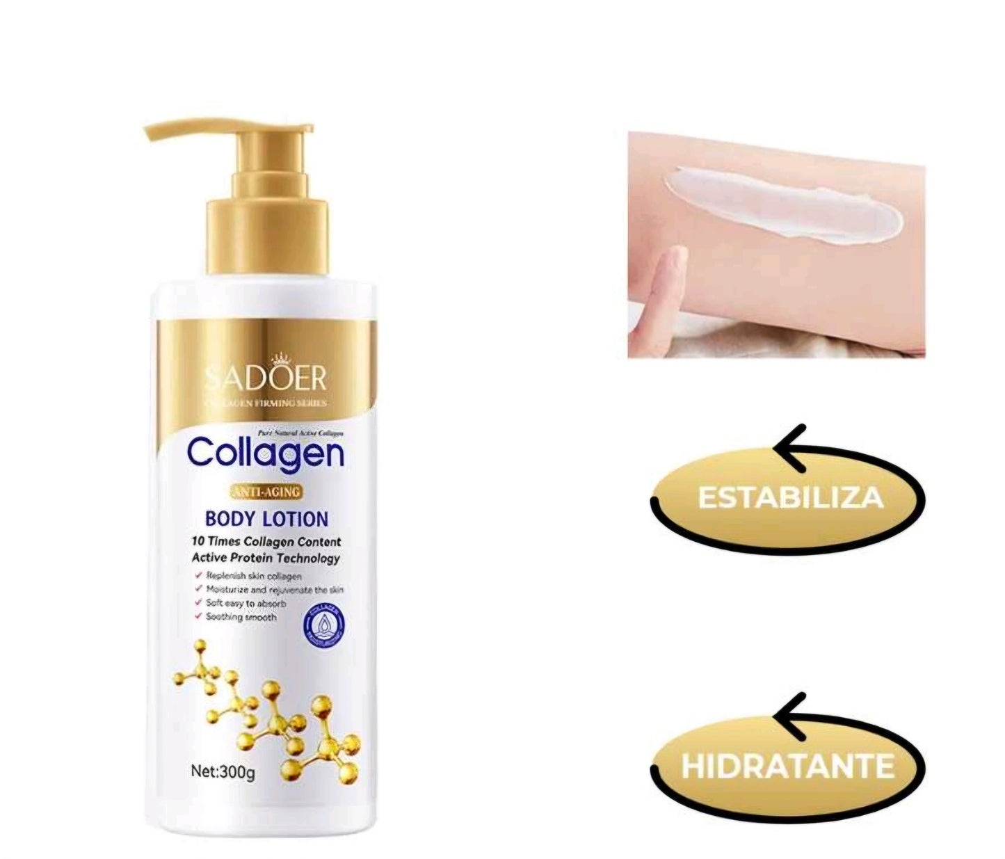 Crema corporal colageno