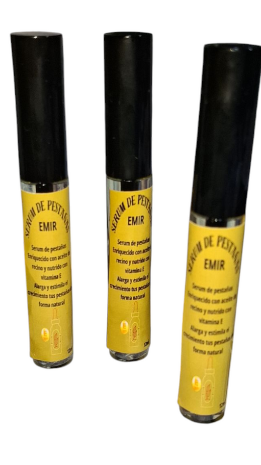Serum de pestañas recino con vitamina E