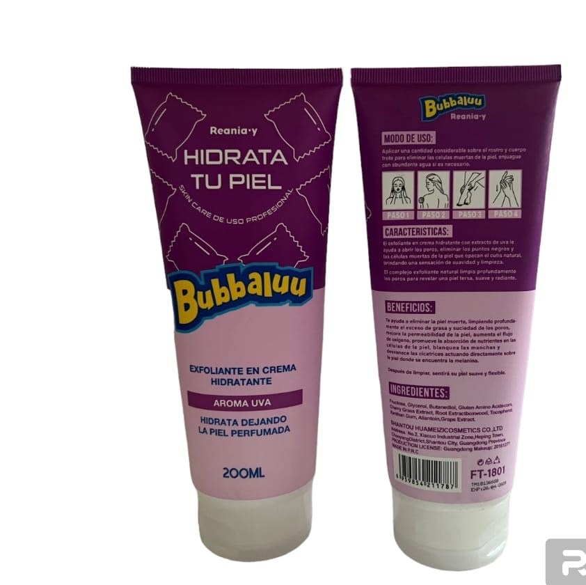 Exfoleante BUBBALU UVA