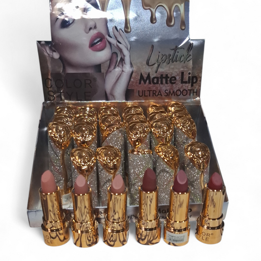 6 labiales barra matte