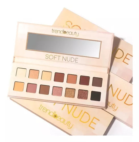 Caja 6 paletas Soft Nude trandy beauty