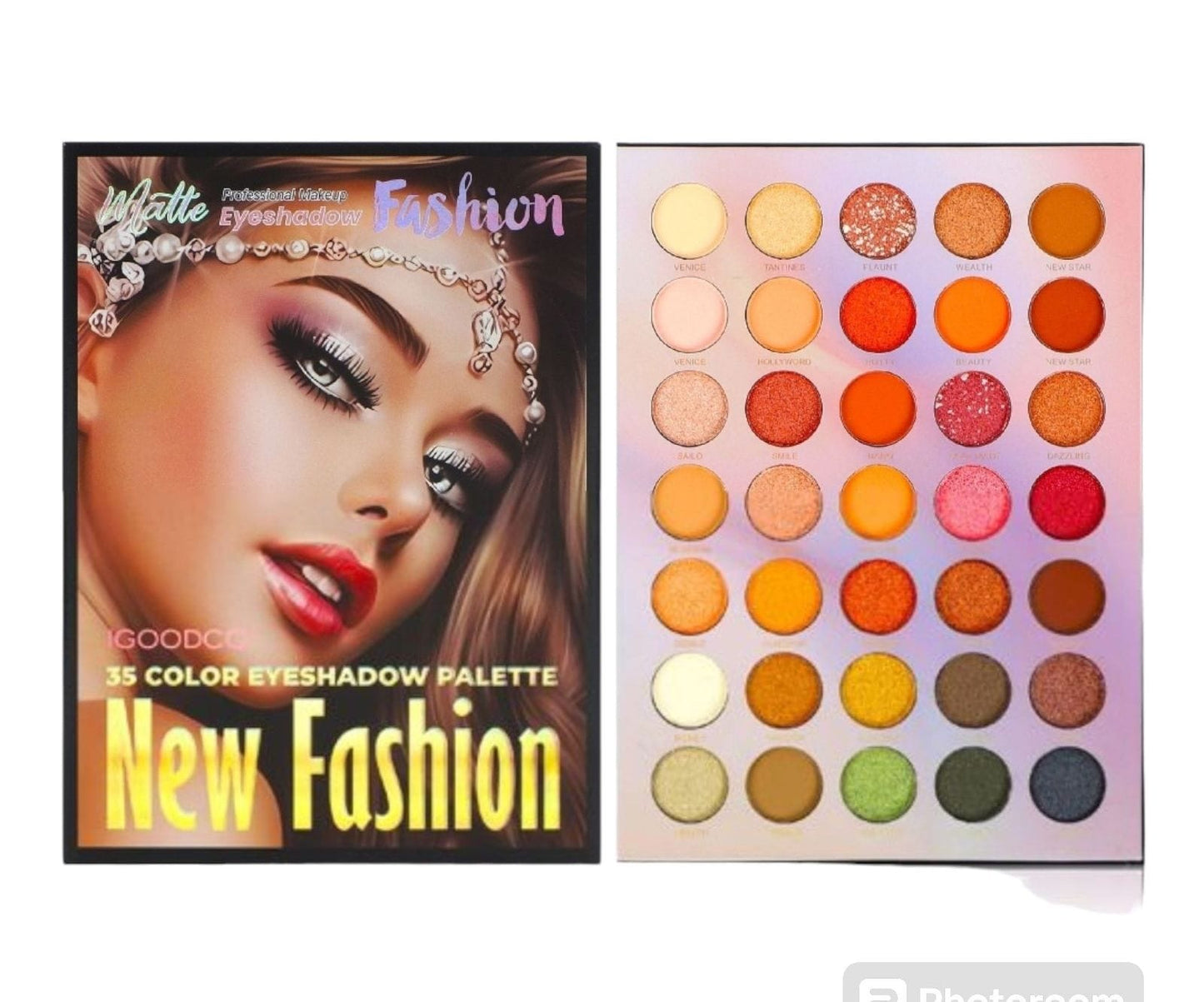 Paleta de 35 colores New Fashion