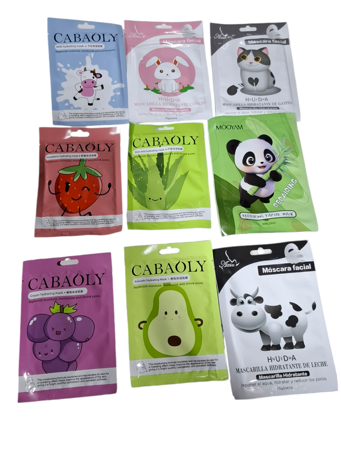 10 mascarillas de tela