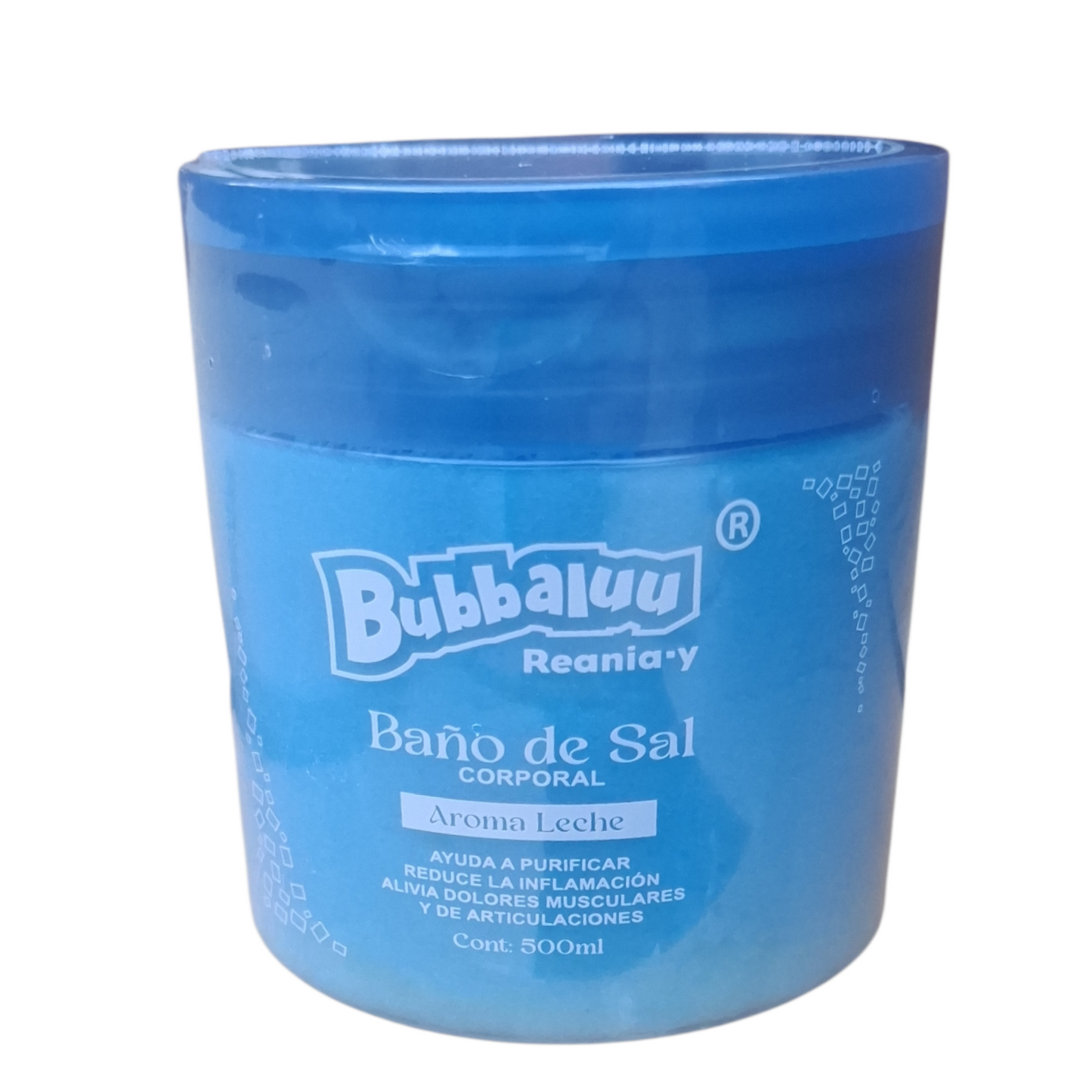 Baño de sal Exfolente corporal de sal leche bubbaluu