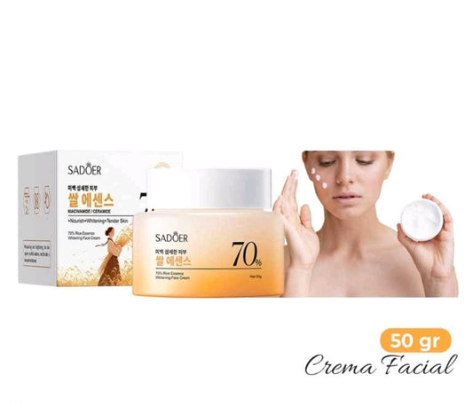 Crema aclarante de rostro