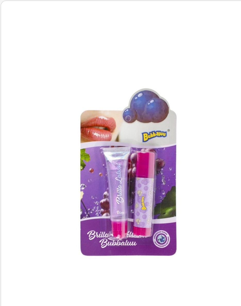 Dúo lips gloss uva 🍇 bubbaluu