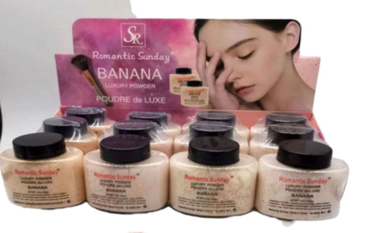 Polvo Banana (blanco, rosa o banana)