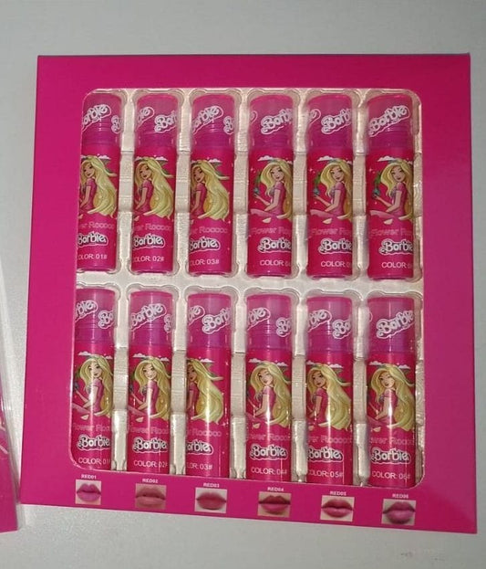 Caja 12 de Labiales Barbie