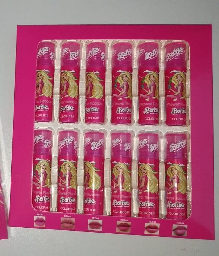 Caja 12 de Labiales Barbie