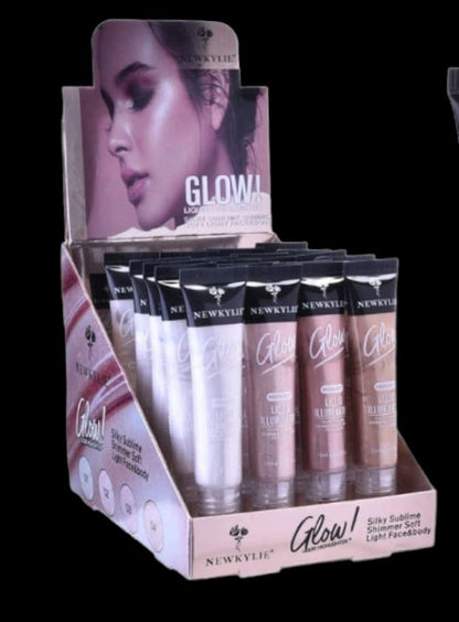 Caja Iluminador en crema