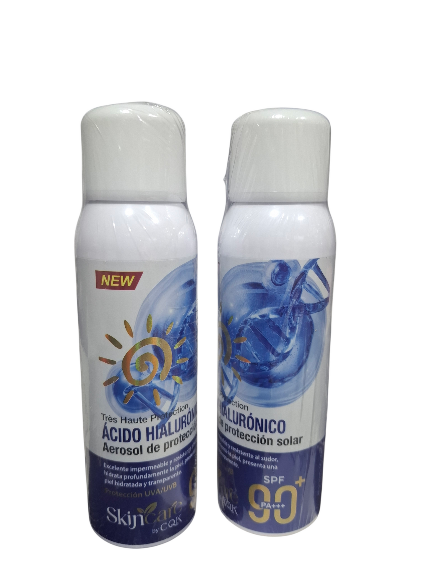Protector solar en spray con ácido hialuronico