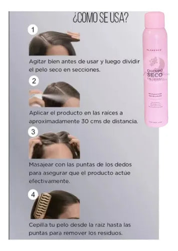 Shampoo en seco 200ml flamenco