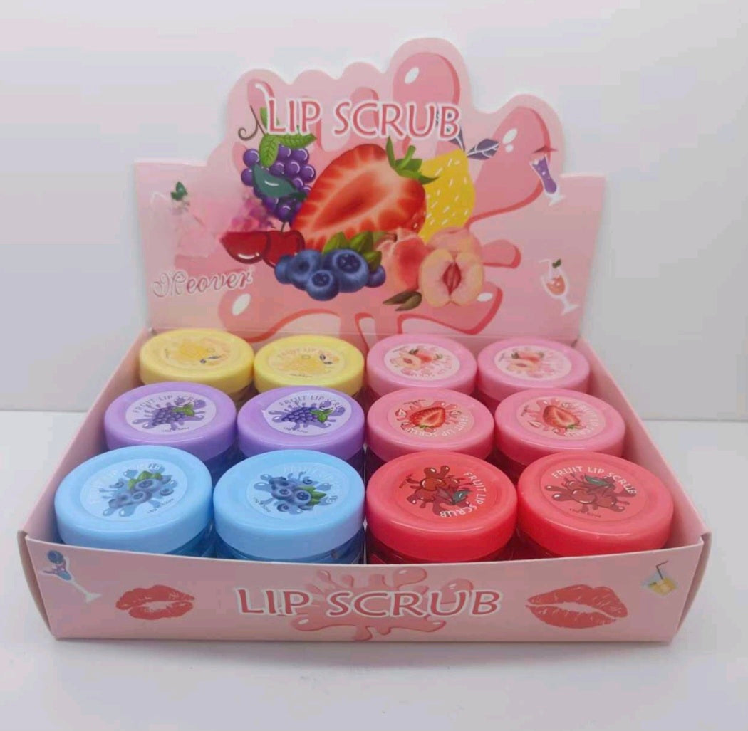 Caja 12 lips frutas