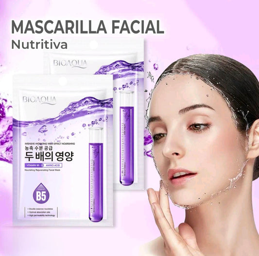 Mascarilla facial nutritiva