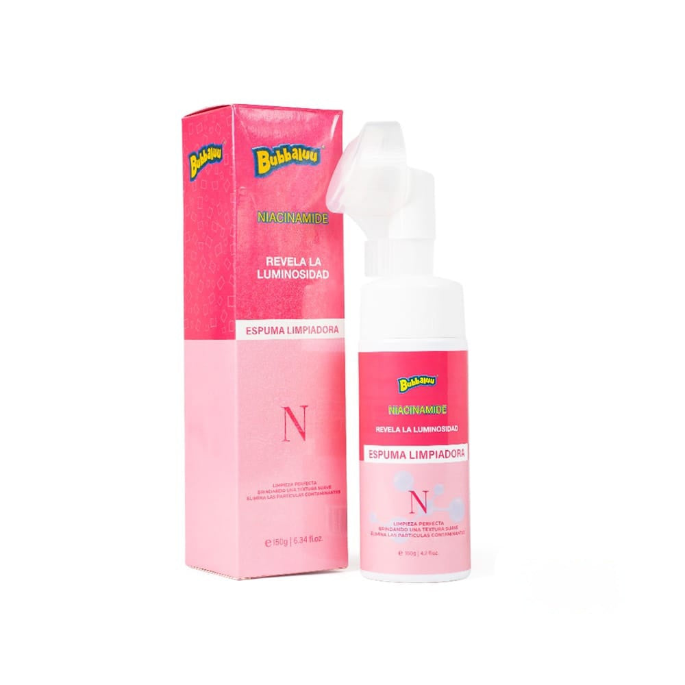 Espuma facial con Niacinamida bubbaluu