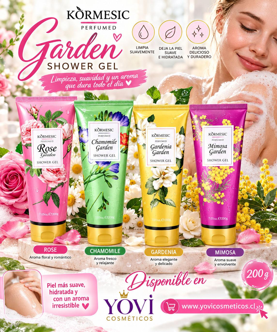 Gel de ducha variedades