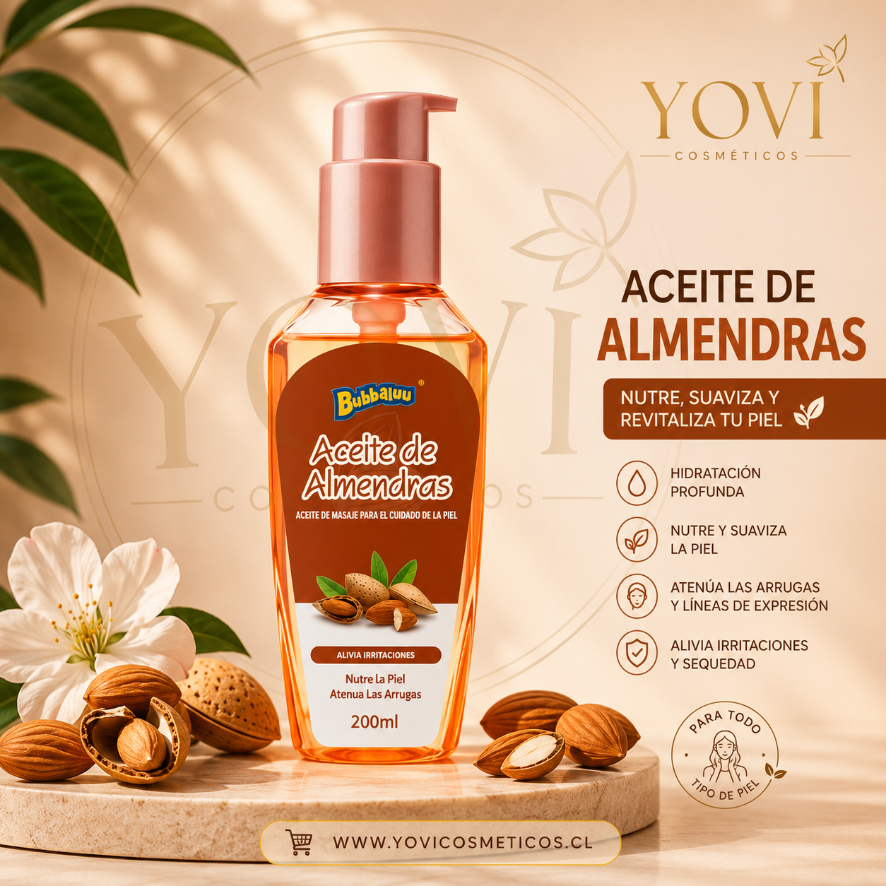 Aceite corporal bubbaluu