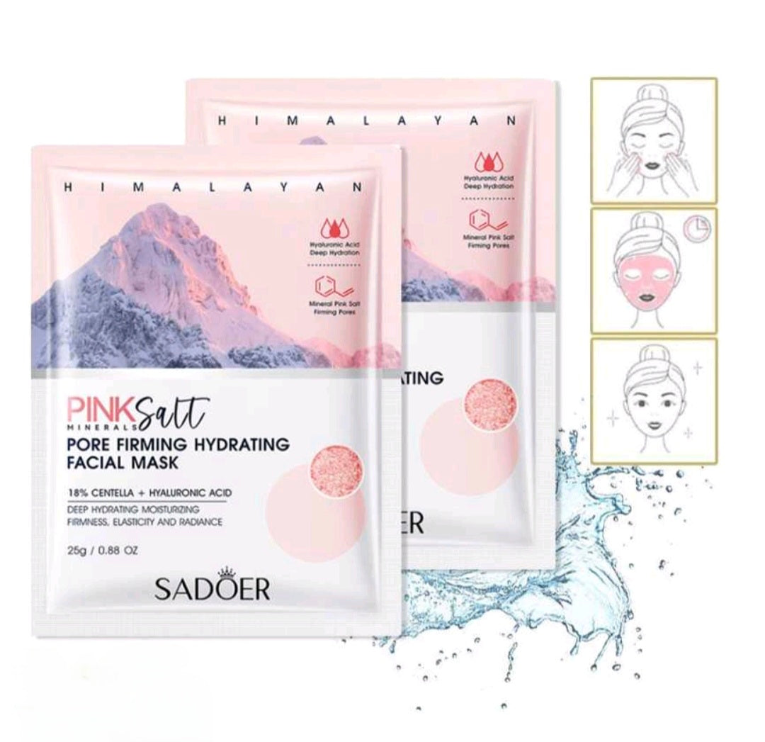 10 Mascarilla pink sett