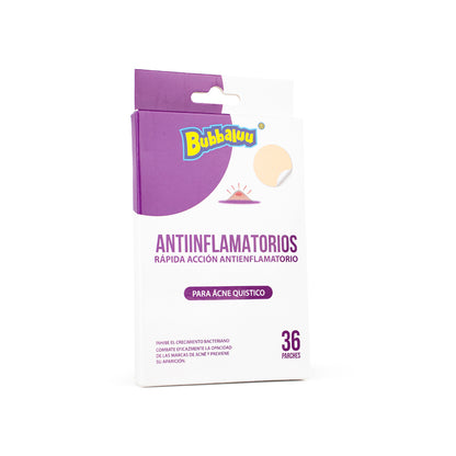 Parches antiflamatorio de Acne 36 U Bubbaluu Formas