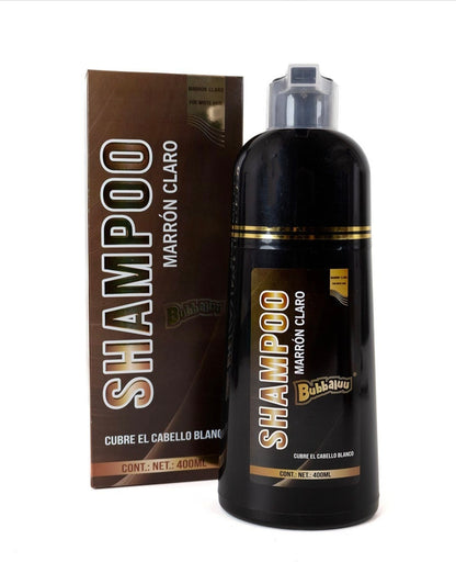 Shampoo cubre canas bubbaluu