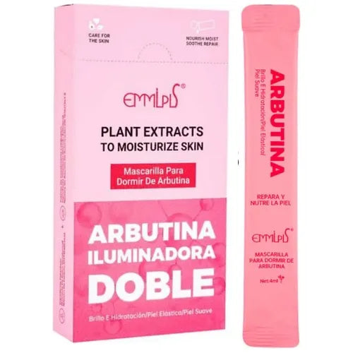 Caja 20 mascarillas arbutina piel sensible