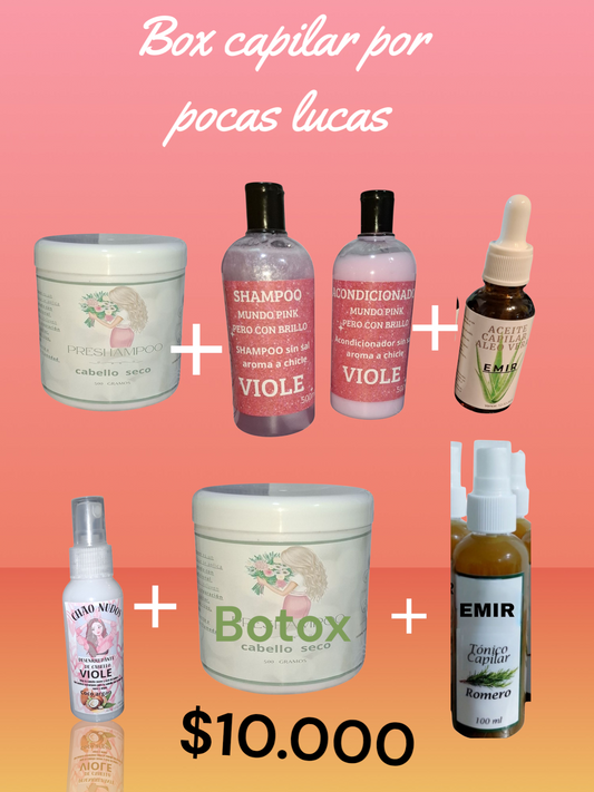 BOX CAPILAR POR POCAS LUCAS