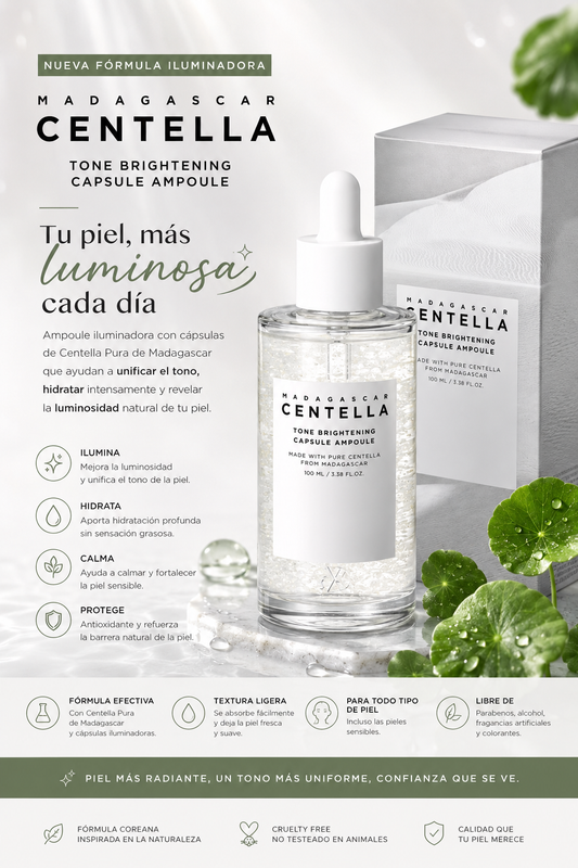 Serum de Madagascar Centella Tone Brightening Capsule Ampoule
