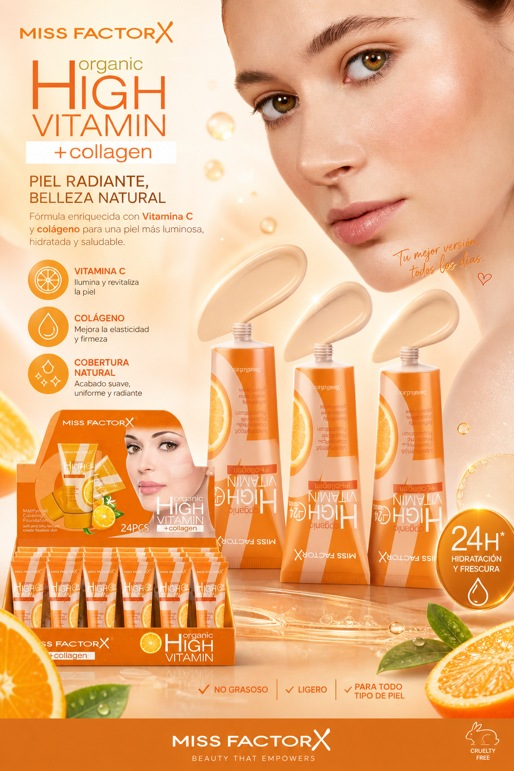 Base gloss vitamina C hidratante