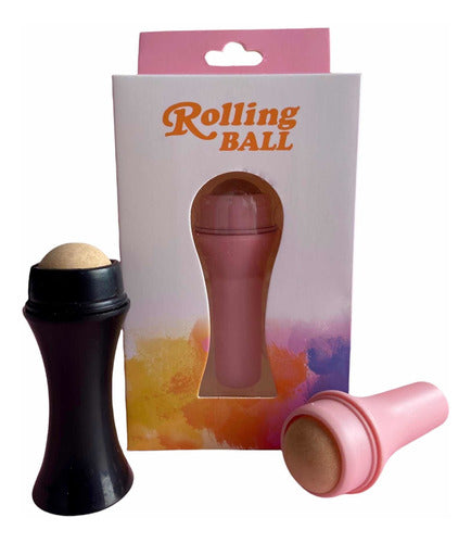 Rodillo absorbente de aceite Facial de piedra volcánica
